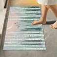 thumbnail image 2 of Yayeee Bath Rug for Bathroom Floor Non Slip Contour Fluffy Soft Absorbent Mat, 20"x24", Green Deer, 2 of 7