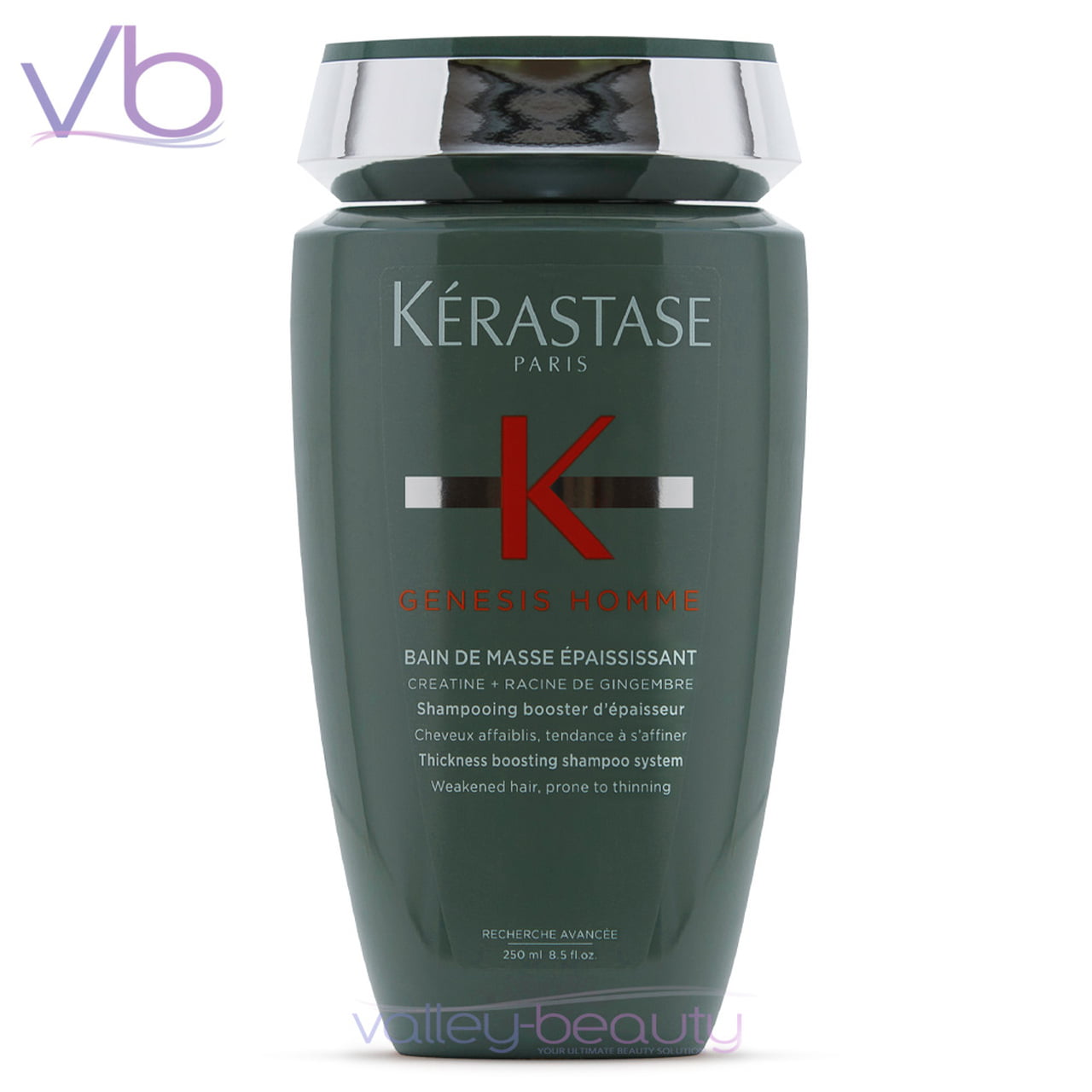 Kerastase Genesis Homme Bain De Masse |Thickening Boosting Shampoo for 250ml - Walmart.com