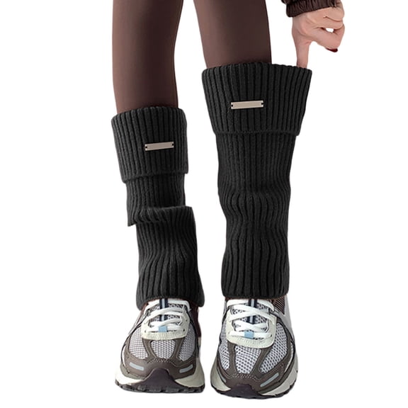 Fgnfyis Wintern Women Thermal Winter Socks Cozy Comfort Knitted Stockings For Cold Weather Black One Size