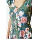 thumbnail image 4 of Vestido floreado Roman Fashion /Juvenil, 27311 (Verde flor) verde G, 4 of 6