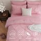 thumbnail image 3 of Juego de edredón DOWNCOOL King Size Pink Pintuck, 7 piezas, 3 of 7