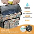 thumbnail image 2 of Travel Cooler Bag - Boho Bohemia Flower Camping Beer Cooler Backpack with Bottle Opener- Waterproof Insulated Picnic Backpacks - Cooler Bag for Beach, 2 of 6