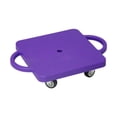 thumbnail image 1 of Scooter Board con manijas cuadradas portátiles 11.8 pulgadas Siéntate scooter para el patio trasero del gimnasio actividades al aire libre de juegos Violeta, 1 of 8