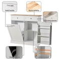 thumbnail image 6 of AHB 13 Gallon Single Tilt Out Trash Cabinet with Shelf, Kitchen Trash Can Storage Organizer, 39.38"L x 14"W x 38.3"H, White, 6 of 8