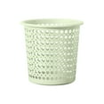 thumbnail image 2 of XiYing Perforated Wastebasket, Small Trash Can with No Lid, Durable Plastic Garbage Bin for Office, Kitchen, Or Bathroom, 9X8.6 Inch, 1-Pack, 2 of 6