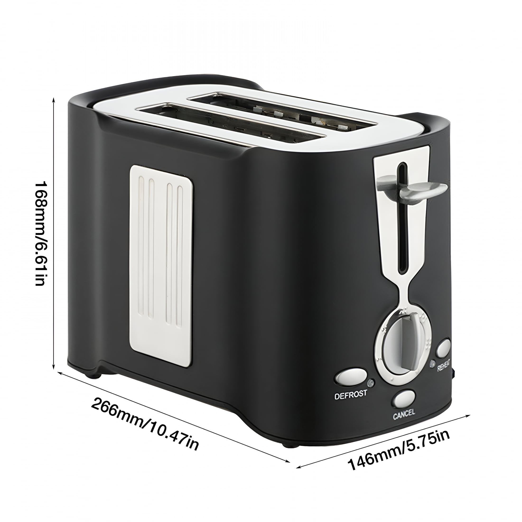 HIBIBUD 2026 New Breakfast Toaster Spit Driver Light Food Crossborder Bread Maker Household 110V Toaster Oven Toaster for Home,Kitchen,Office