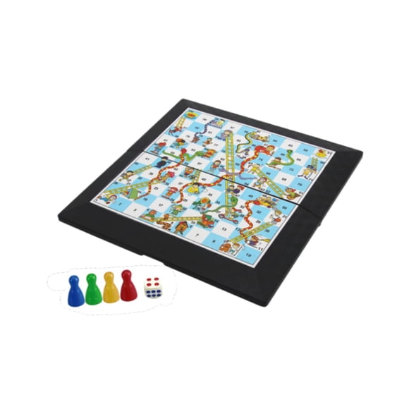 QualitChoice Snake And Ladders Board Game Promotes Parent Child Interaction Family Fun Game Family Board Travel Dice Games
