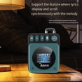 thumbnail image 4 of Mini Altavoz Bluetooth Portátil con Pantalla de Letras, Barra de Sonido de Graves Potentes, Llamadas Manos , Reproductor de Música MP3, Grabadora Bluetooth B, 4 of 5