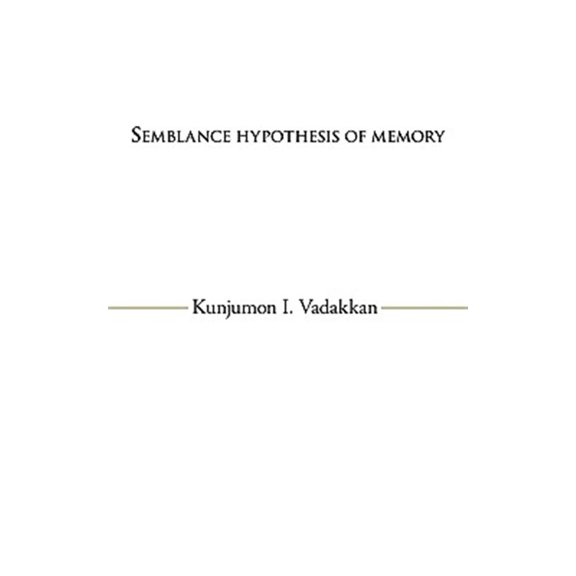 Pre-Owned Semblance Hypothesis of Memory (Paperback)
