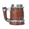 thumbnail image 1 of Vaso para beber Dnoifne Viking de resina de acero inoxidable 590 ml, 1 of 6