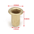 thumbnail image 4 of 3000Pcs Copper Beekeeping for Frames Bee Hive Equipments Copper Caps,3000 x Beekeeping copper frame eyelets,copper, 4 of 5