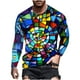 thumbnail image 1 of Camiseta diaria unisex para hombre, estampado gráfico en 3D, estampado de grafiti, camisetas de manga larga, blusa informal Pompotops  oipoqjl5332, 1 of 8