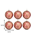 thumbnail image 4 of Aurorax Shatterproof Christmas Ball Ornaments Set,6 Pcs Christmas Baubles for Xmas Tree Decoration,Floral Plastic Hanging Pink Holiday Ornament Set for Christmas Tree Indoor Home Decor, 4 of 7