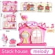 thumbnail image 3 of Sanrio-casa de juegos de Hello Kitty Kuromi para niños, juguetes de empalme apilables, vista de la calle, Cinnamoroll, adornos, regalo, 3 of 4