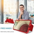 thumbnail image 6 of Case for Samsung Galaxy A12 5G, with Camera Cover Kickstand [Protective & Slim Fit] [Anti-Scratch & Anti-Fingerprint] Sliding Lens Cover Protection for Samsung Galaxy A12 5G, 6.5 Inch, Red, 6 of 12