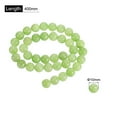 thumbnail image 2 of 38 Pcs 10mm Natural Stone Beads Round Gemstone Beads for DIY Bracelet Necklace Jewelry Making Grass Green, 2 of 4