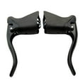 thumbnail image 2 of Reemplazo de palanca de freno de bicicleta de 2 piezas, freno de manillar de bicicleta de aluminio universal Negro, 2 of 8