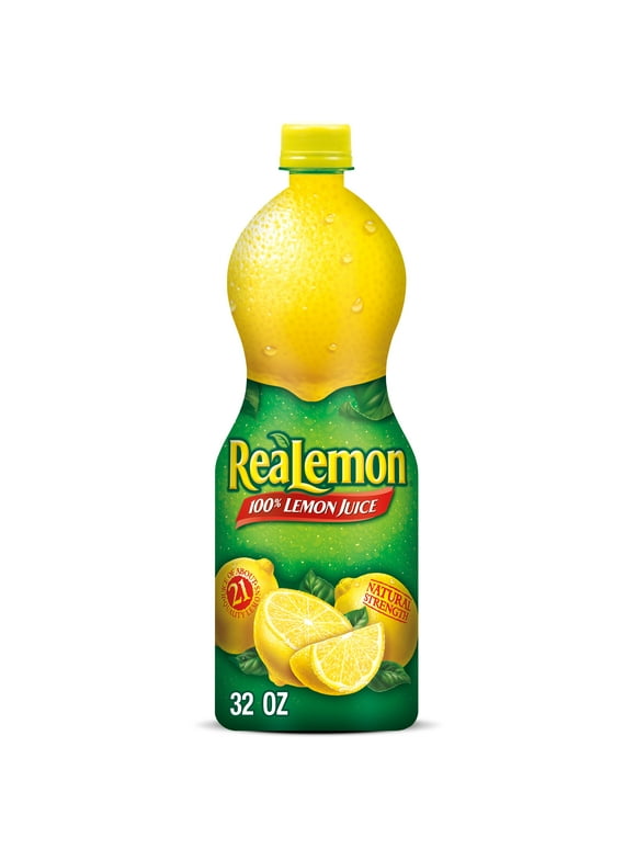 ReaLemon 100% Lemon Juice, 32 fl oz bottle