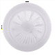 thumbnail image 3 of Ventilador de techo 2X 30W con luces integradas E27 Iluminación de techo remota Interruptor de control para dormitorio Sala de estar Lámpara para el hogar A, 3 of 8