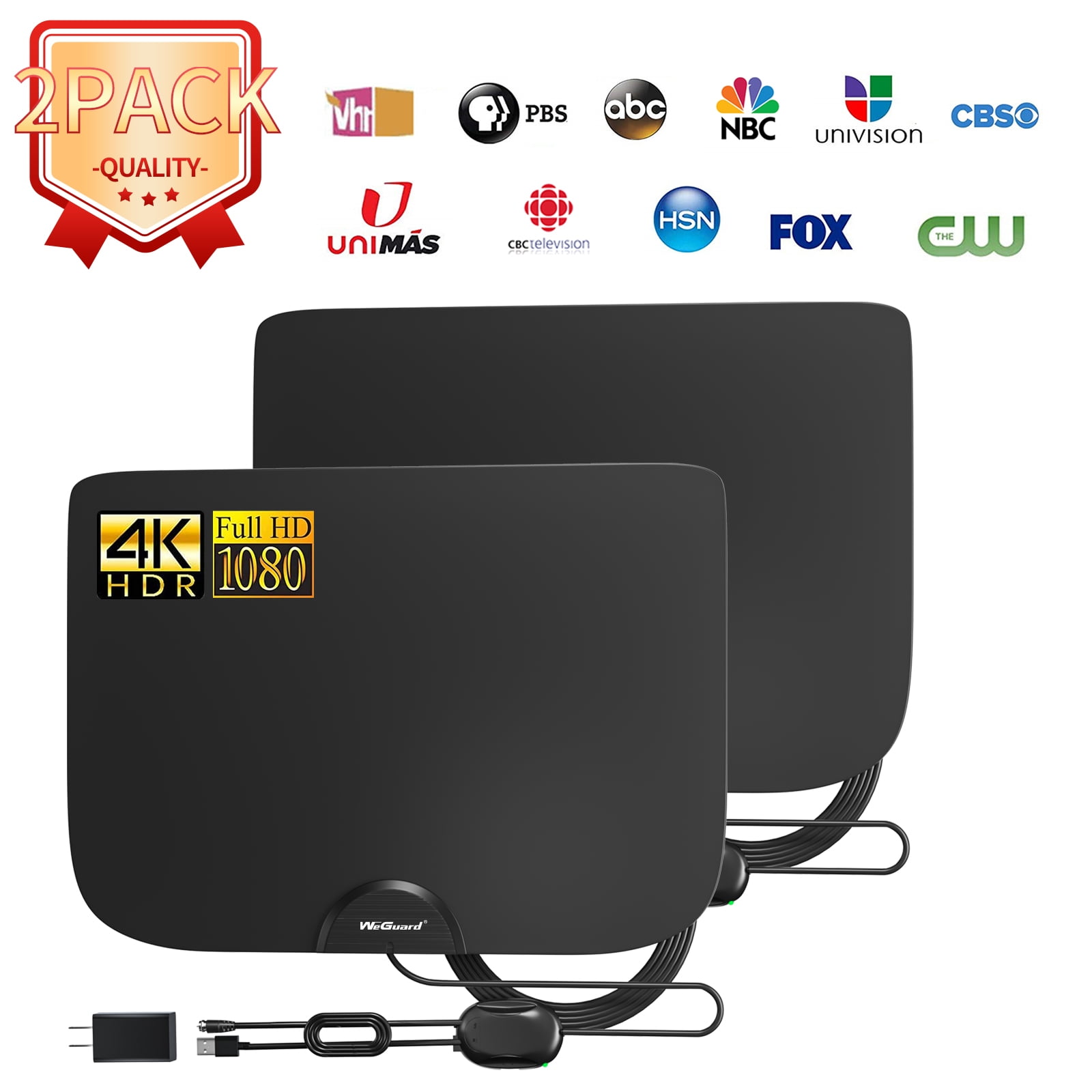 TV Antenna Amplified HD Indoor Digital TV Antenna 200 Miles Range