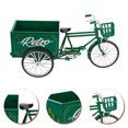 thumbnail image 3 of MOVTOTOP Camion Tricycle Décor Mini Pousse-Pousse avec Poignée de Poussée pour Salon 1 Paquet, 3 of 8