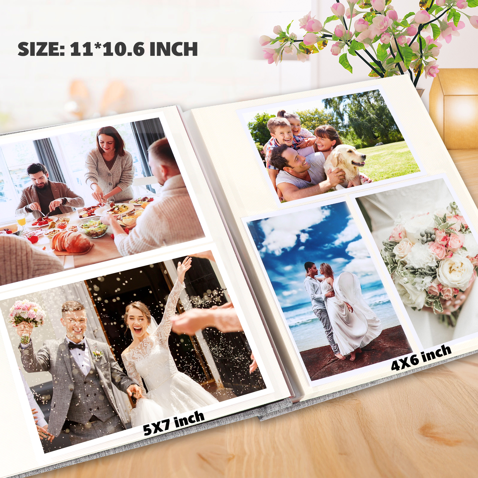 LifeIdeas Photo Album 60-Page Self-Adhesive Scrapbook photo 5