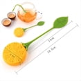 thumbnail image 2 of Loose Tea Leaf Strainer Silicone Tea Infuser Teapot Tool Teabag Kettle Ball Holder Spice Filter Tea Infuser Strawberry, 2 of 7