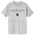 thumbnail image 2 of Harry Potter Grey Mens Hogwarts Short Sleeve Shirt-X-Large, 2 of 3