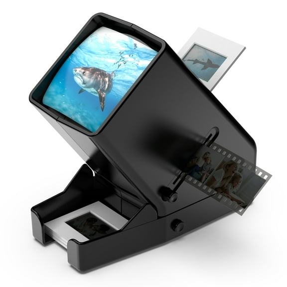 DIGITNOW 35mm Slide Viewer, 3X Magnification and LED Screen Viewing for 35mm Slides & Positive Film Negatives