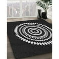 thumbnail image 3 of Ahgly Company Machine Washable Indoor Rectangle Transitional Night Black Area Rugs, 2' x 3', 3 of 7