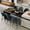 Navy Blue, variant on JULY'S SONG Counter Height Bar Stools with Back Sets of 2, 360°Swivel Upholstered Barstools with Metal Legs, 27" Seat Height Bar Stool for Kitchen Island, Faux Leather in Brown
