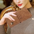 thumbnail image 5 of Women's Leather Wallet Multi Card Holder with Cell Phone Pocket - brown, 5 of 5