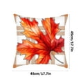 thumbnail image 3 of kladzum Fall Pumpkin Pillow Covers Flower Pumpkins Throw Pillow Covers 17.71x17.71in Pillowcase Night Scenery Pumpkin Pillowcase for Thanksgiving Fall Decorative Pillows for Couch Sofa, 3 of 6