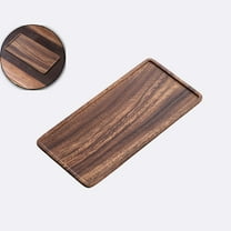 WNFJR Solid Wood Serving Trays - 9.84"x4.72" Rectangular Wooden Platters for Food, Charcuterie Boards, Cheese, and Appetizers - Perfect for Home Decor, Parties
