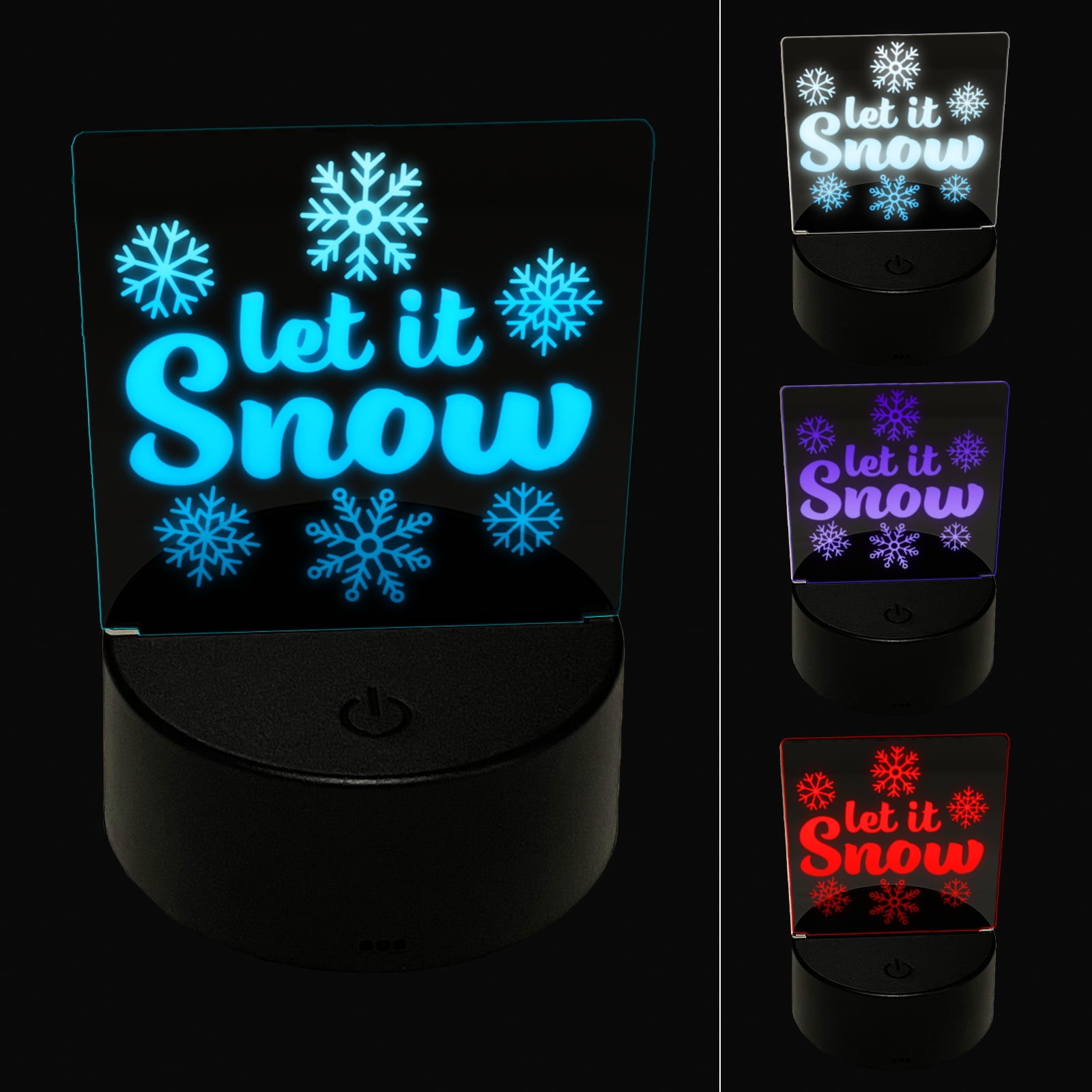 let it snow night light