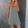 thumbnail image 3 of Baikeli Jumpsuits for Women Casual,Women Plus Size Baggy Loose Jumpsuits Sleeveless Shorts Overall Overalls for Women, 3 of 5