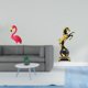 thumbnail image 2 of Estatua De Flamenco Y Caballo Para Jardín, Adorno, Escultura Para Vacaciones, Primavera, Dormitorio, Centro De Mesa, Chimenea, Sala De Estar, Escritorio, Arte De Patio, 2 of 8
