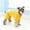 Yellow, variant on Dog Pajamas with Leash D-Ring, Fuzzy Sweater Onesie for Small Dogs, Warm Pet Jumpsuit Shirt, Lightweight Puppy Cat Clothes Coat Outfits for Chihuahua
