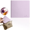 thumbnail image 2 of Clearance Sale! Notebook Leather Faced Square Notebook Carrying A Light Purple Notebook Journal, 2 of 6