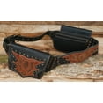 thumbnail image 6 of Leather Utility Belt with Studded Design, Multiple Pockets, 66 - 125 cm Adjustable Waist Size, 6 of 16