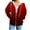 Wine, variant on Gradient Zip Up Hoodies for Women Long Sleeve Sweatshirts Ombre Color Drawstring Casual Fall Lightweight Jackets