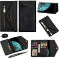 thumbnail image 5 of Wallet Case for Samsung Galaxy S22 Ultra (Not S22), Crossbody Neck Strap Lanyard Purse Handbag Shoulder Strap Cover with ID Card Holder Phone Case for Samsung Galaxy S22 Ultra XK Black, 5 of 7