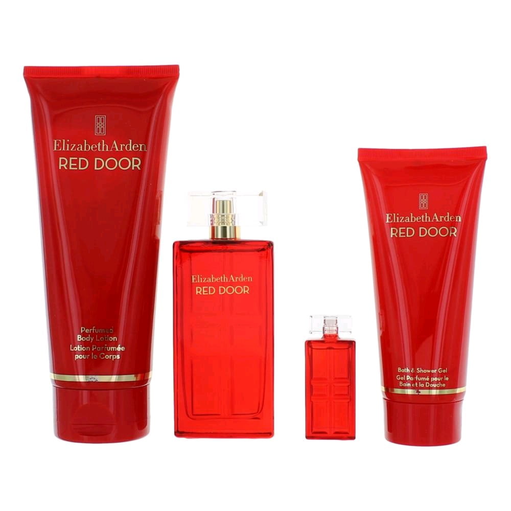 Red Door by Elizabeth Arden, 4 Piece Gift Set for Women
