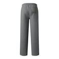 thumbnail image 6 of Kiijoy Teen Boys Straight Leg Sweatpants Elastic Waist Athletic Joggers Pants, Sizes 13-14, 6 of 6