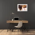 thumbnail image 3 of Barnes, Natasha 24x17 White Modern Wood Framed Museum Art Print Titled - Oriental Green, 3 of 4