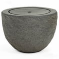 thumbnail image 1 of Sunnydaze Indoor/Outdoor Oval Bowl Polystone Bubble Fountain - Gray, 1 of 10