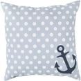 thumbnail image 6 of Surya Polka Dot Anchor Outdoor Pillow, 6 of 6