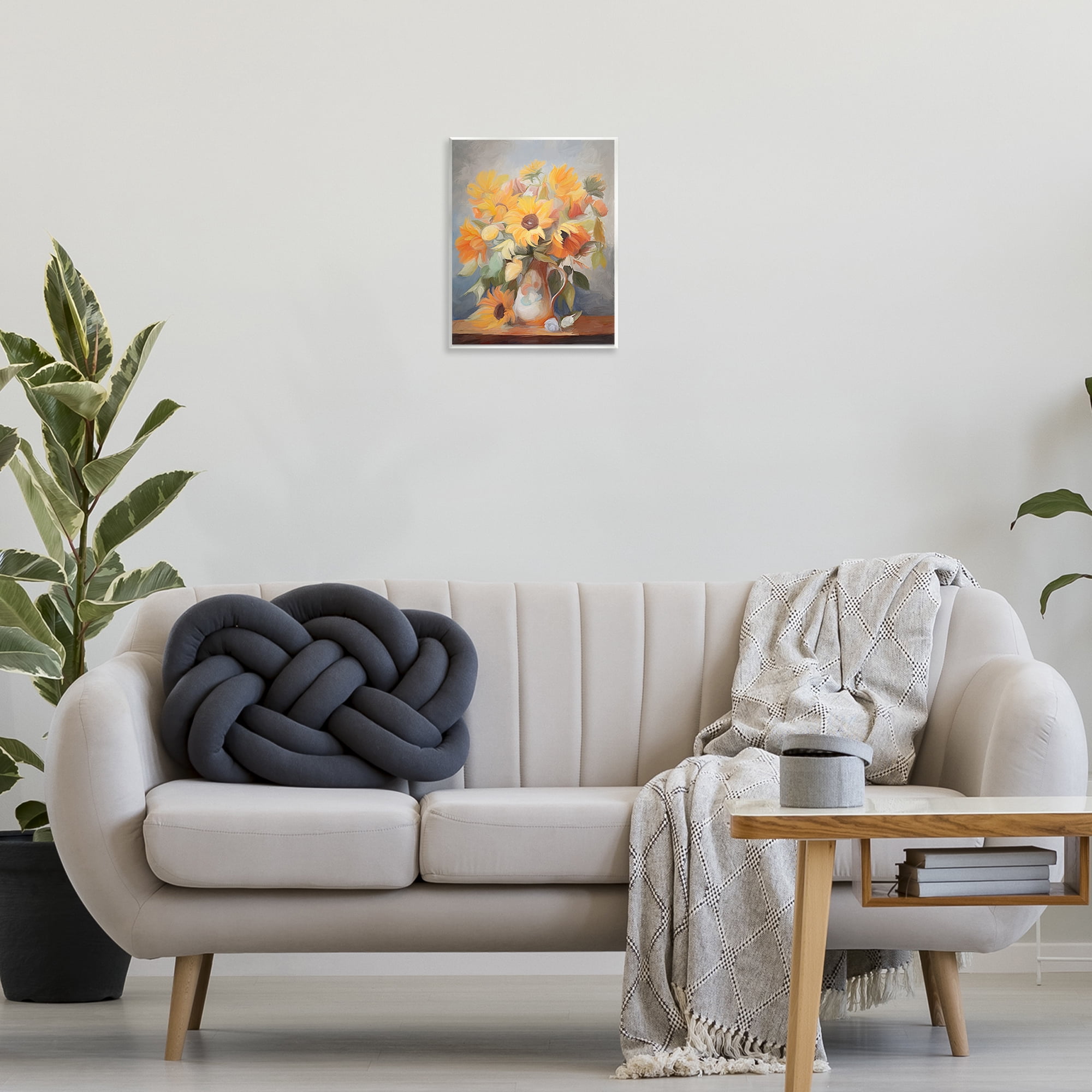 Stupell Industries Bright Sunflower Medley Botanical & Floral Painting Unframed Art Print Wall Art, 11 x 14