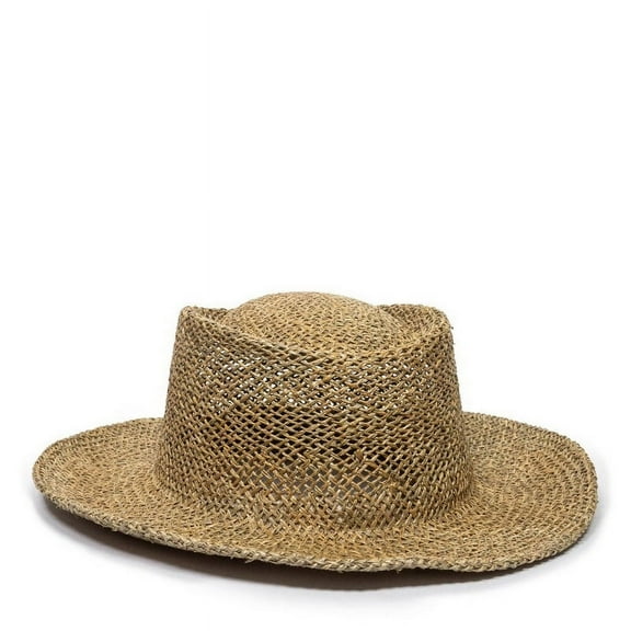 Outdoor Cap STW-100 Gambler Straw Hat-Natural