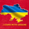 thumbnail image 3 of CafePress - I Stand With Ukraine Flag Ukrainian Pride T Shirt - Mens Football Shirt, 3 of 4